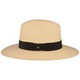 Extra breiter feiner Panama Hut UV-Schutz 50+ von Hut-Breiter in beige