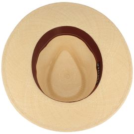 Original Panamahut Traveller mit UV-Schutz 50 von Hut-Breiter in beige Original Panamahut Traveller mit UV-Schutz 50 von Hut-Breiter in beige