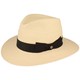 Ultrafeiner Montecristi Panamahut mit UV-Schutz 50 von Hut-Breiter in beige