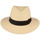 Ultrafeiner Montecristi Panamahut mit UV-Schutz 50 von Hut-Breiter in beige