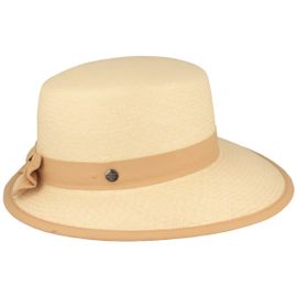 Panama Schute mit Einfass & Schleife UV 50+ von Hut-Breiter in beige Panama Schute mit Einfass & Schleife UV 50+ von Hut-Breiter in beige