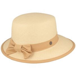 Panama Schute mit Einfass & Schleife UV 50+ von Hut-Breiter in beige Panama Schute mit Einfass & Schleife UV 50+ von Hut-Breiter in beige