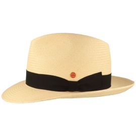 Mayser Feiner Panamahut Torino mit Ripsband-Garnitur in beige Mayser Feiner Panamahut Torino mit Ripsband-Garnitur in beige