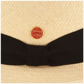 Mayser Feiner Panamahut Torino mit Ripsband-Garnitur in beige Mayser Feiner Panamahut Torino mit Ripsband-Garnitur in beige