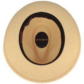 Mayser Feiner Panamahut Torino mit Ripsband-Garnitur in beige Mayser Feiner Panamahut Torino mit Ripsband-Garnitur in beige