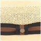 Original Netz Panamahut mit Streifen-Ripsband von Hut-Breiter in beige