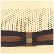 Original Netz Panamahut mit Streifen-Ripsband von Hut-Breiter in beige Original Netz Panamahut mit Streifen-Ripsband von Hut-Breiter in beige
