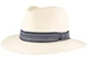Breiter Panamahut Streifen-Band & UV-Schutz 50 von Hut-Breiter in beige Breiter Panamahut Streifen-Band & UV-Schutz 50 von Hut-Breiter in beige