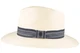 Breiter Panamahut Streifen-Band & UV-Schutz 50 von Hut-Breiter in beige Breiter Panamahut Streifen-Band & UV-Schutz 50 von Hut-Breiter in beige