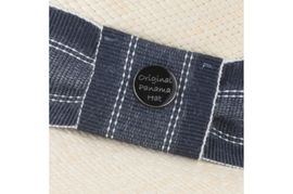 Breiter Panamahut Streifen-Band & UV-Schutz 50 von Hut-Breiter in beige Breiter Panamahut Streifen-Band & UV-Schutz 50 von Hut-Breiter in beige