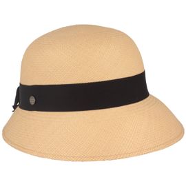 Panama Hut Schute Glockenhut mit Schleife UV 50+ von Hut-Breiter in braun Panama Hut Schute Glockenhut mit Schleife UV 50+ von Hut-Breiter in braun