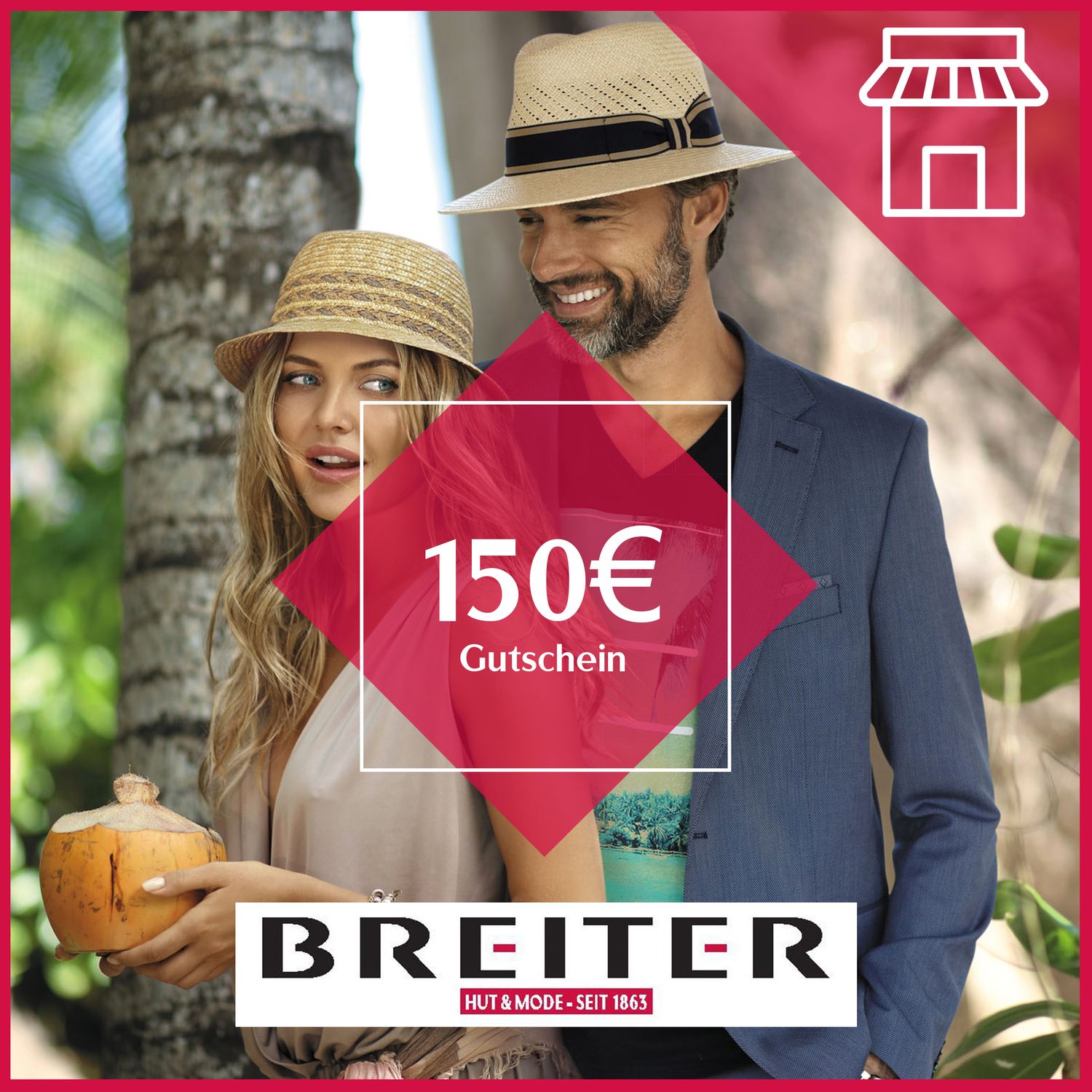 Hut Breiter Filiale Gutschein 150 €