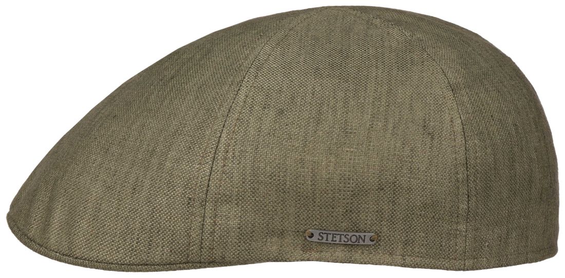 Stetson Texas Flat Cap Sommer-Schiebermütze aus 100% Leinen