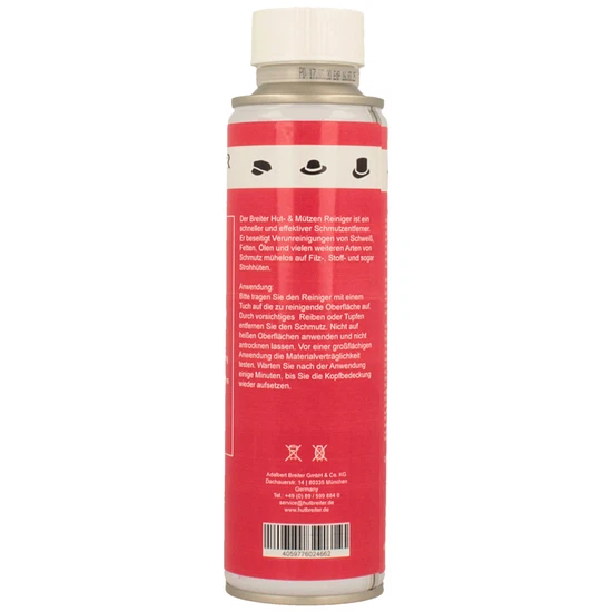 Hut-Breiter effektiver Hut- & Mützenreiniger Hutpflege 250 ml (1 l = 3180 EUR) in bunt Hut-Breiter effektiver Hut- & Mützenreiniger Hutpflege 250 ml (1 l = 3180 EUR) in bunt