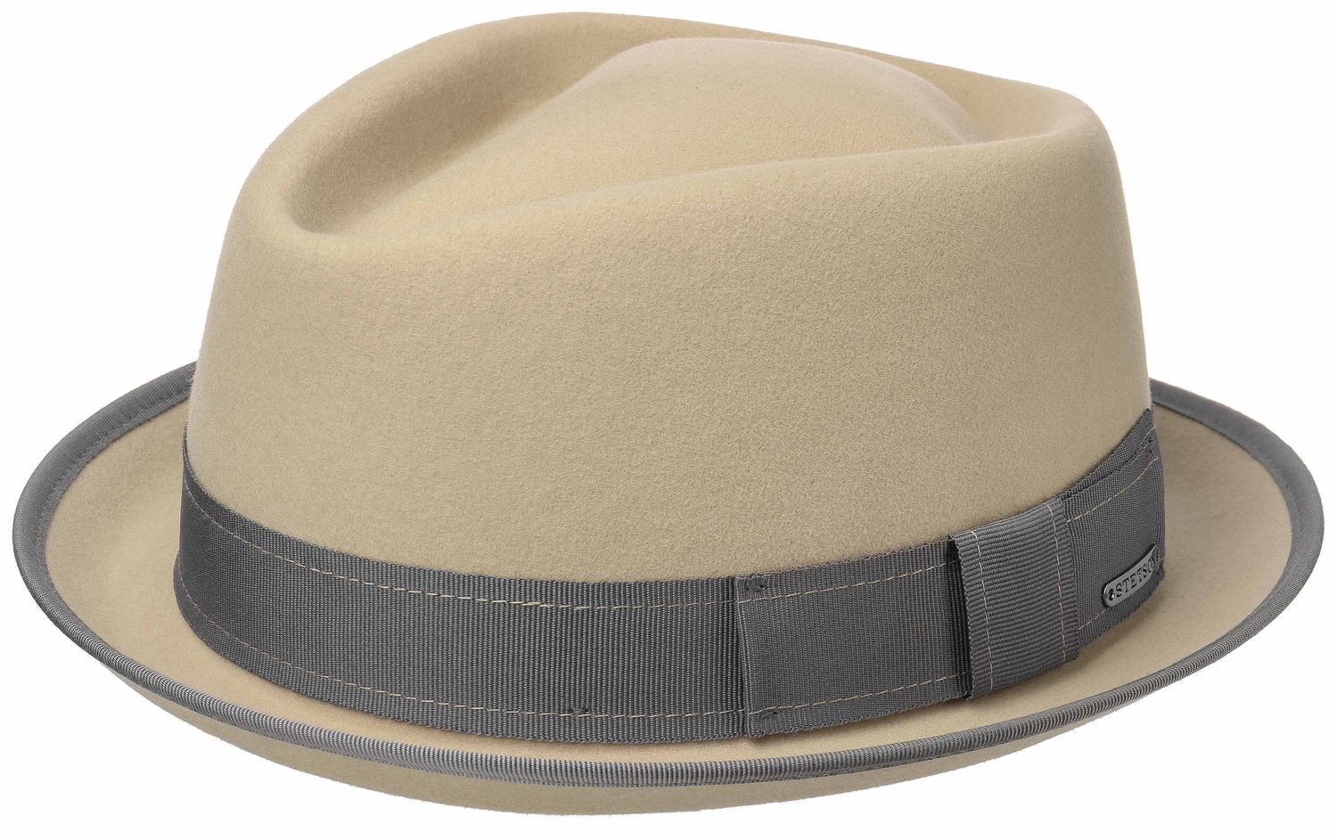 Stetson Diamond Porkpie Cashmere-Wolle-Mix