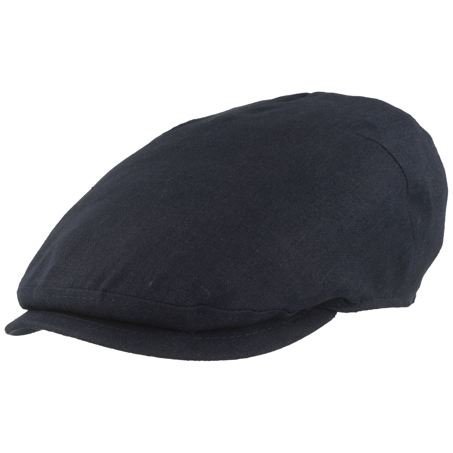 Sehr leichte einfarbige Flatcap aus Leinen von Hut-Breiter