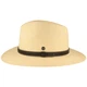 Extra breiter Panama Hut mit Leder-Garnitur von Hut-Breiter in beige Extra breiter Panama Hut mit Leder-Garnitur von Hut-Breiter in beige