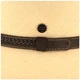 Extra breiter Panama Hut mit Leder-Garnitur von Hut-Breiter in beige Extra breiter Panama Hut mit Leder-Garnitur von Hut-Breiter in beige