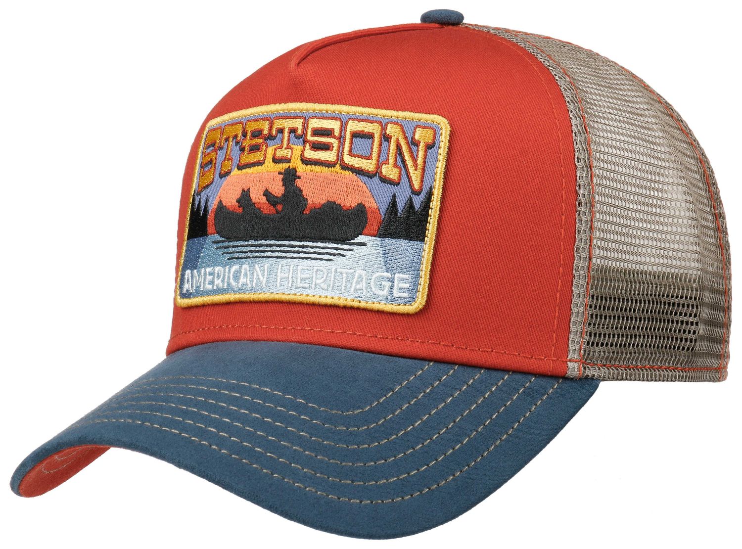 Stetson verstellbare Trucker Cap Canoe American Heritage
