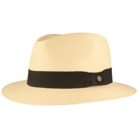 Original schmaler Brisa Panama Hut UV 50 von Hut-Breiter in beige