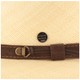Schmaler Panama Hut Lederband & UV-Schutz 50 von Hut-Breiter in beige