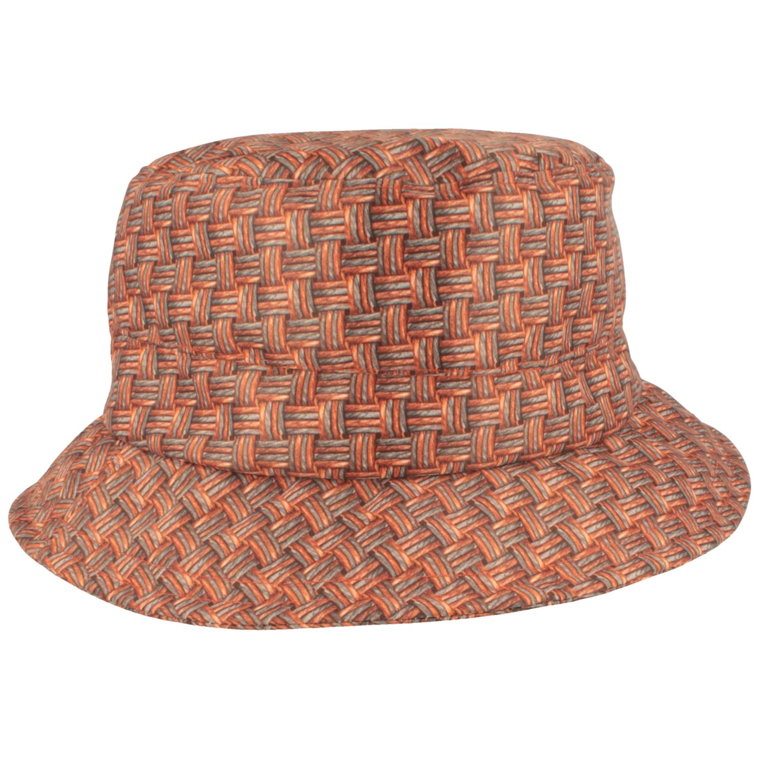 Bedacht gemusterte Damen Regenhut Bucket