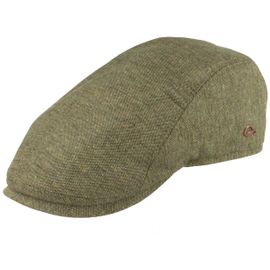 Göttmann Herren Sommer Flat-Cap aus Seide mit UV-Schutz 40+ in grün