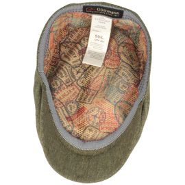Göttmann Herren Sommer Flat-Cap aus Seide mit UV-Schutz 40+ in grün Göttmann Herren Sommer Flat-Cap aus Seide mit UV-Schutz 40+ in grün