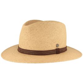 Panama-Hut Traveller mit schmalem Leder-Band von Hut Breiter in stone 65a