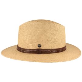 Panama-Hut Traveller mit schmalem Leder-Band von Hut Breiter in stone 65a Panama-Hut Traveller mit schmalem Leder-Band von Hut Breiter in stone 65a