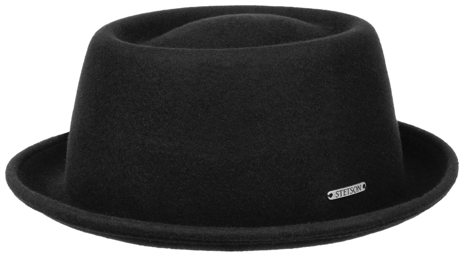 Stetson Pork Pie Woolfelt wasserabweisend ohne Garnitur