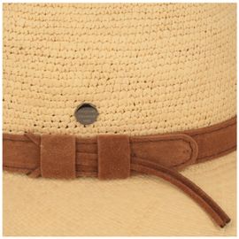 Panamahut Traveller mit Wildleder-Band & Crochet von Hut Breiter in Panamahut Traveller mit Wildleder-Band & Crochet von Hut Breiter in