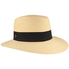 Feiner breiter Damen Panamahut UV-Schutz 50 von Hut-Breiter in beige