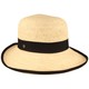 Panamahut Crochet Aufschlag-Glocke mit Einfass von Hut-Breiter in beige