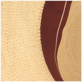 Panamahut Crochet Aufschlag-Glocke mit Einfass von Hut-Breiter in beige Panamahut Crochet Aufschlag-Glocke mit Einfass von Hut-Breiter in beige