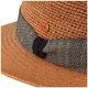 Mayser Bogart Crochet Panamahut Manuel mit gewebtem Stoffband in braun Mayser Bogart Crochet Panamahut Manuel mit gewebtem Stoffband in braun