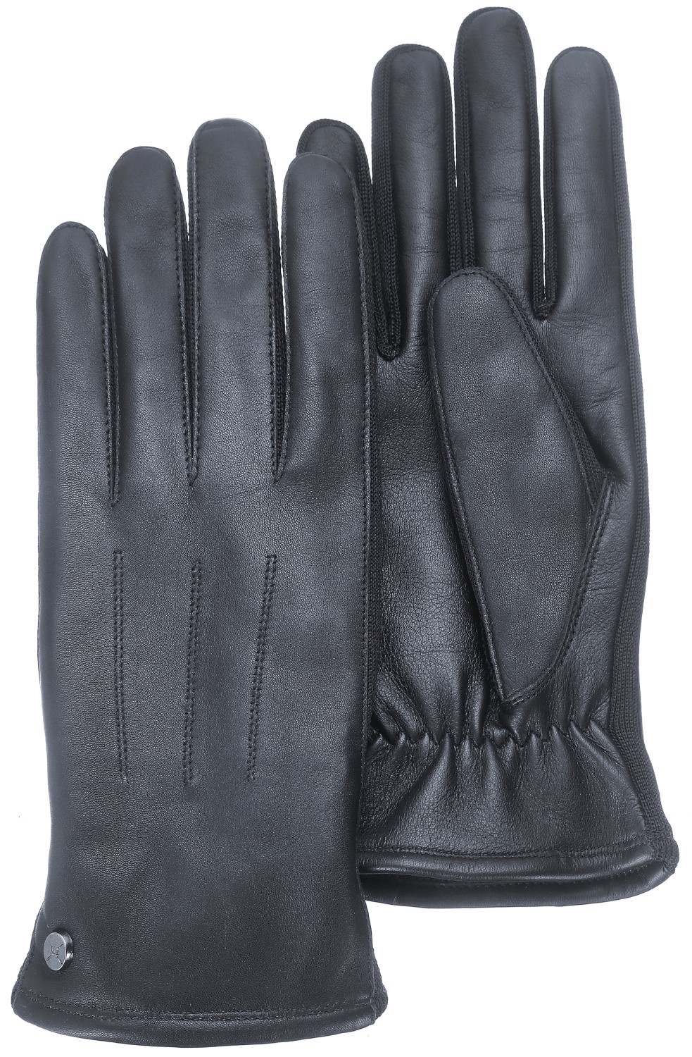 Pearlwood Damen Lederhandschuhe Liz mit Strickeinsätzen