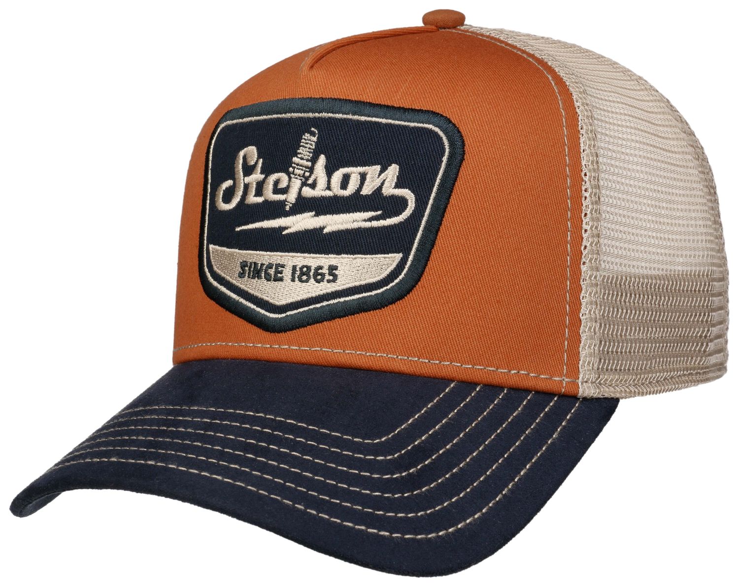 Stetson Trucker Baseball Cap Spark Plug mit Netzeinsatz