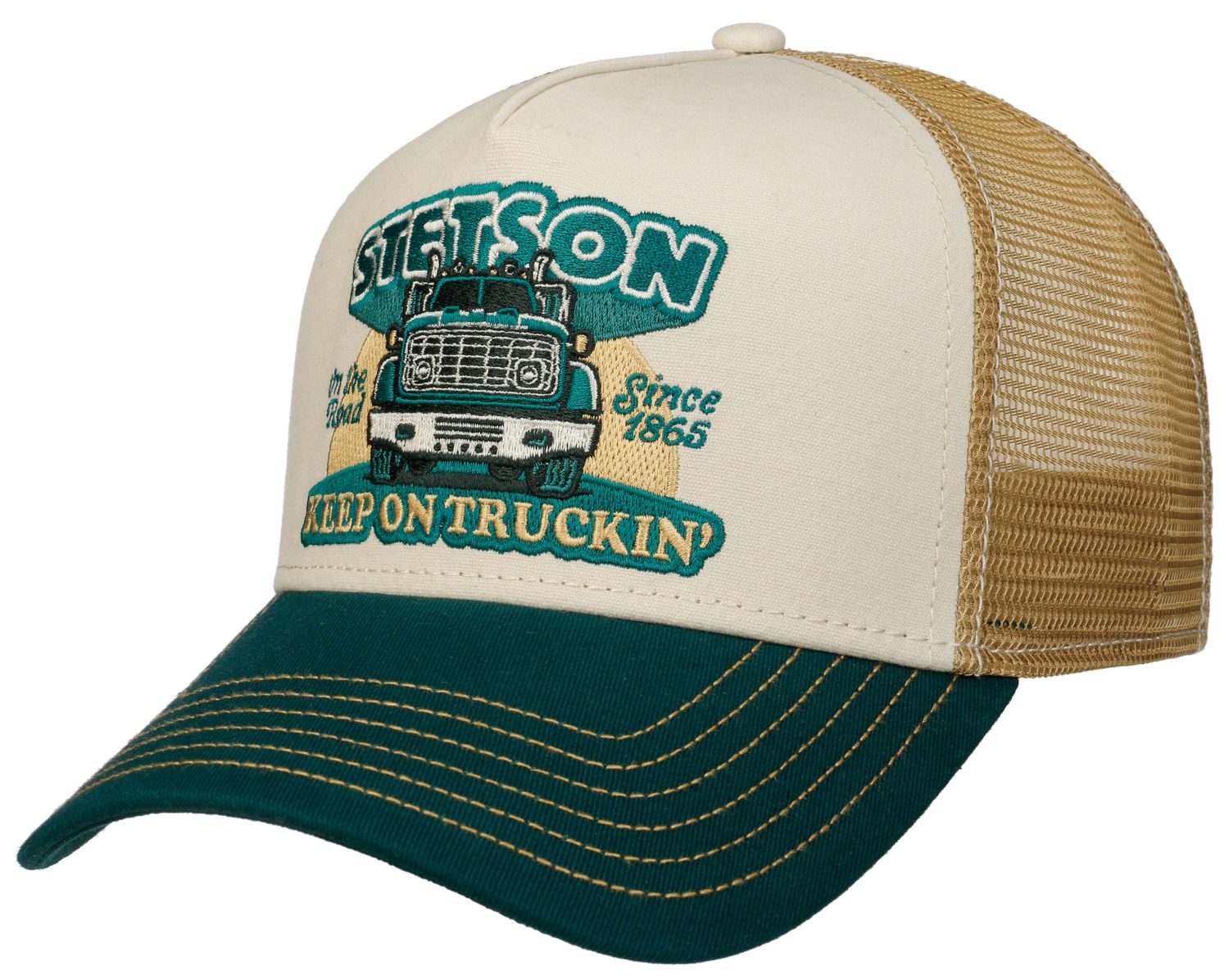 Stetson Trucker Baseball Cap Keep On Trucking mit Netzeinsatz