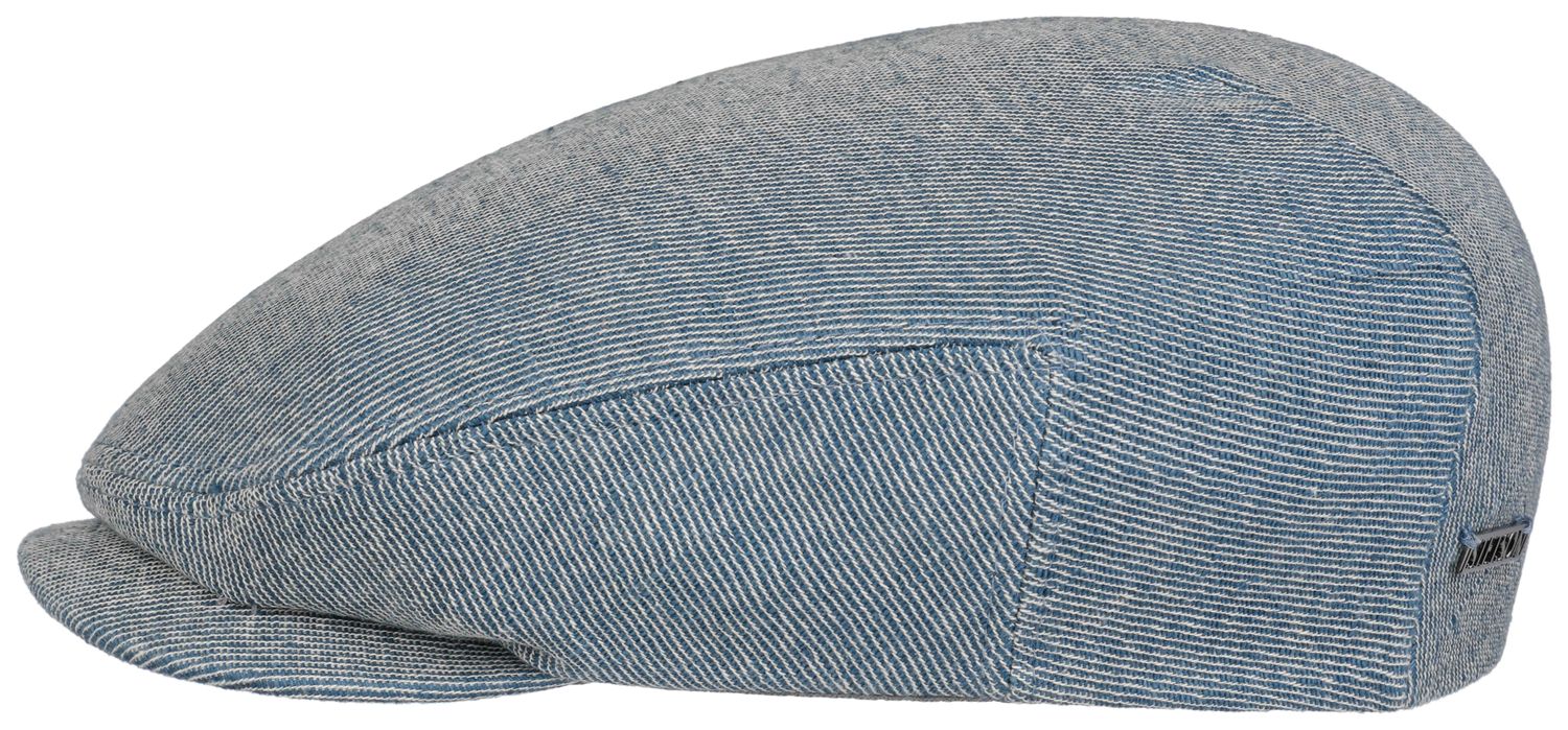 Stetson Driver Cap Schiebermütze aus Leinen-Baumwoll-Twill