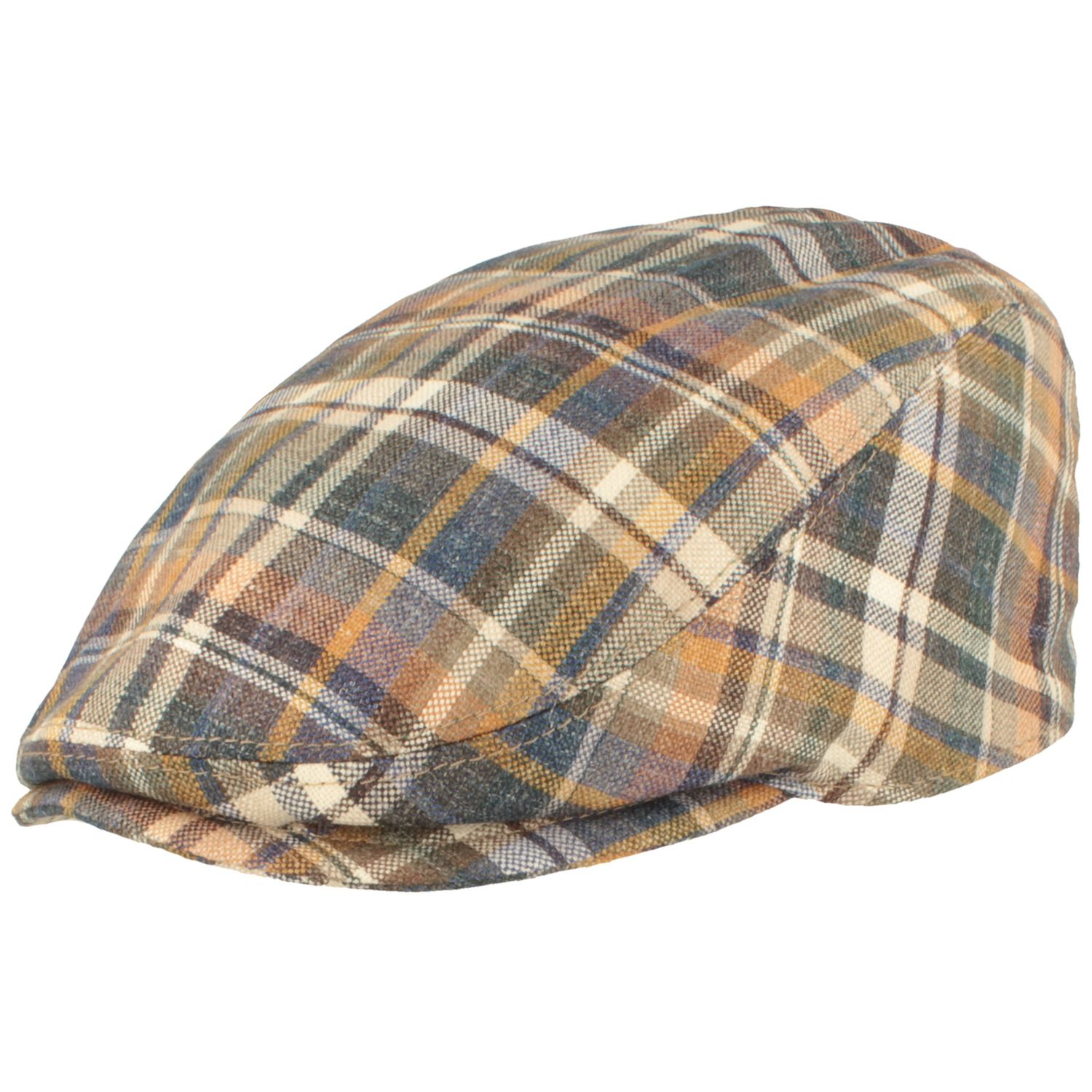 Bullani knautschbare Sommermütze gemustert Handarbeit aus Bayern