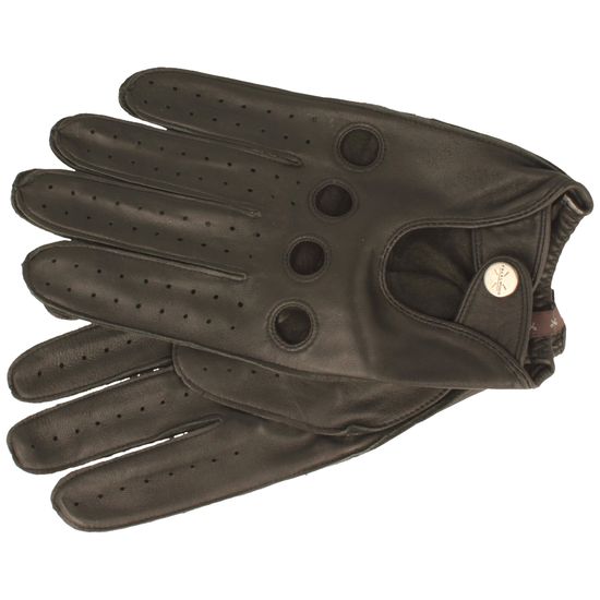 Pearlwood Autofahrerhandschuhe Clark aus 100% Leder | Breiter Hut & Mode