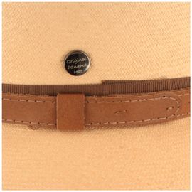 Montecristi Panamahut mit Lederband Ledereinfass UV-Schutz 50+ von Hut-Breiter in grau Montecristi Panamahut mit Lederband Ledereinfass UV-Schutz 50+ von Hut-Breiter in grau