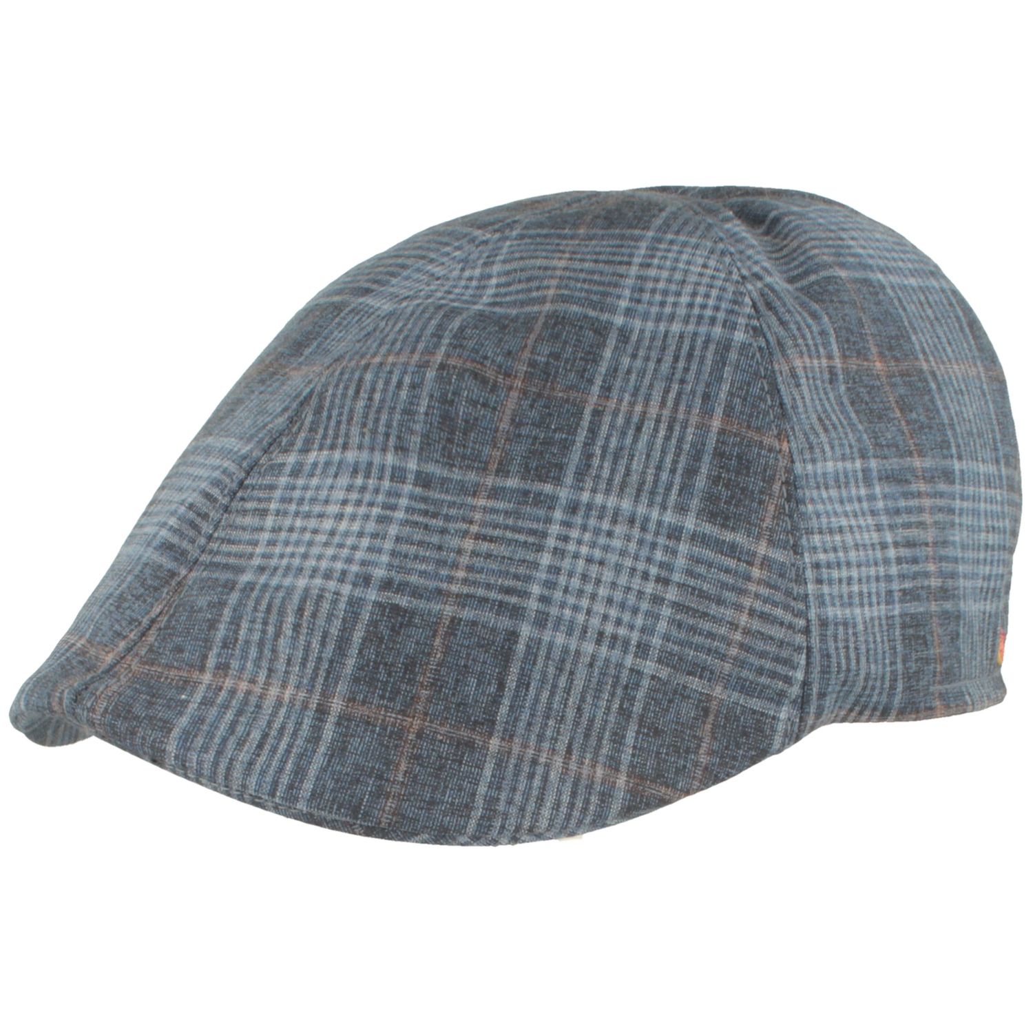 Mayser Leinen Schurwolle Flatcap Paddy Karo
