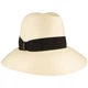 Borsalino eleganter hochwertig gefertigter Panamahut Glocke in beige