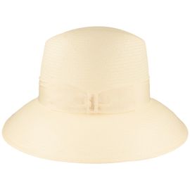 Borsalino eleganter hochwertig gefertigter Panamahut Glocke in beige Borsalino eleganter hochwertig gefertigter Panamahut Glocke in beige