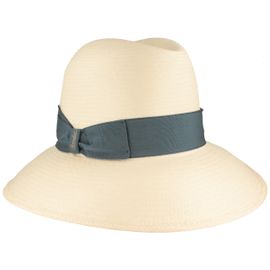 Borsalino eleganter hochwertig gefertigter Panamahut Glocke in beige Borsalino eleganter hochwertig gefertigter Panamahut Glocke in beige