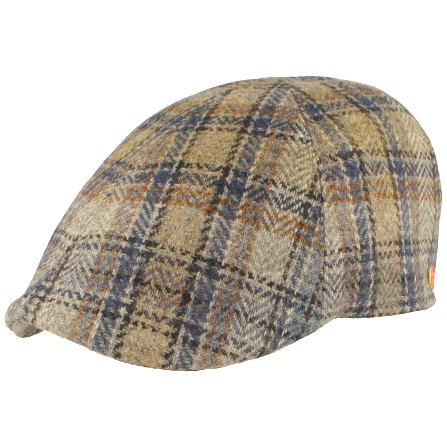 Mayser Duck-Cap kariert aus Wolle