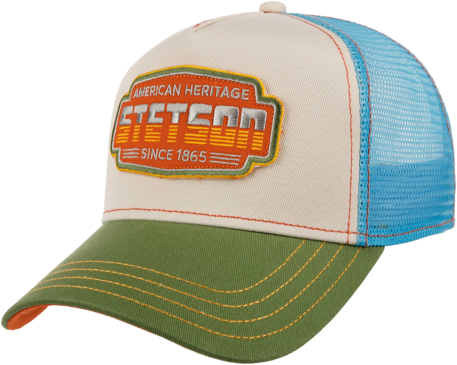 Stetson Trucker Cap "Lightning" mit Netzeinsatz