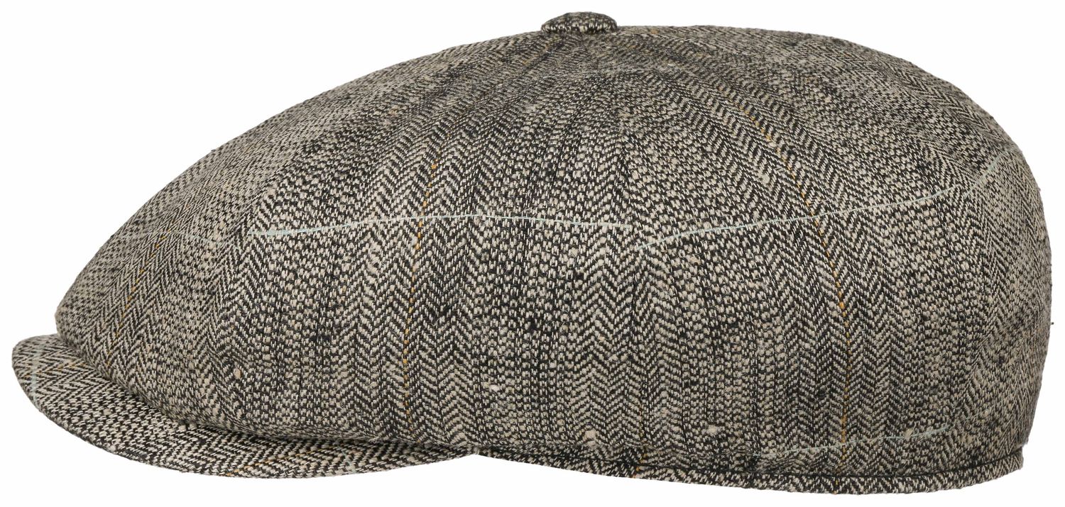 Stetson 8-Panel Cap aus Seide und Leinen